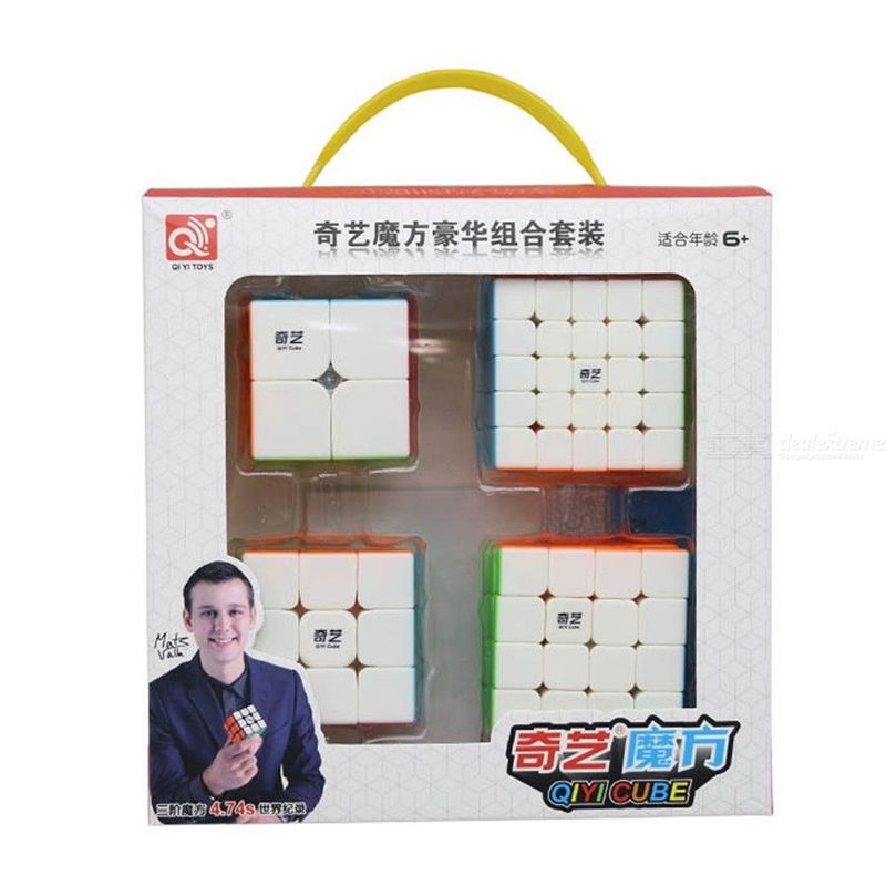 QIYI - Set 4 Cubos Regulares Velocidad Qiyi Rubik