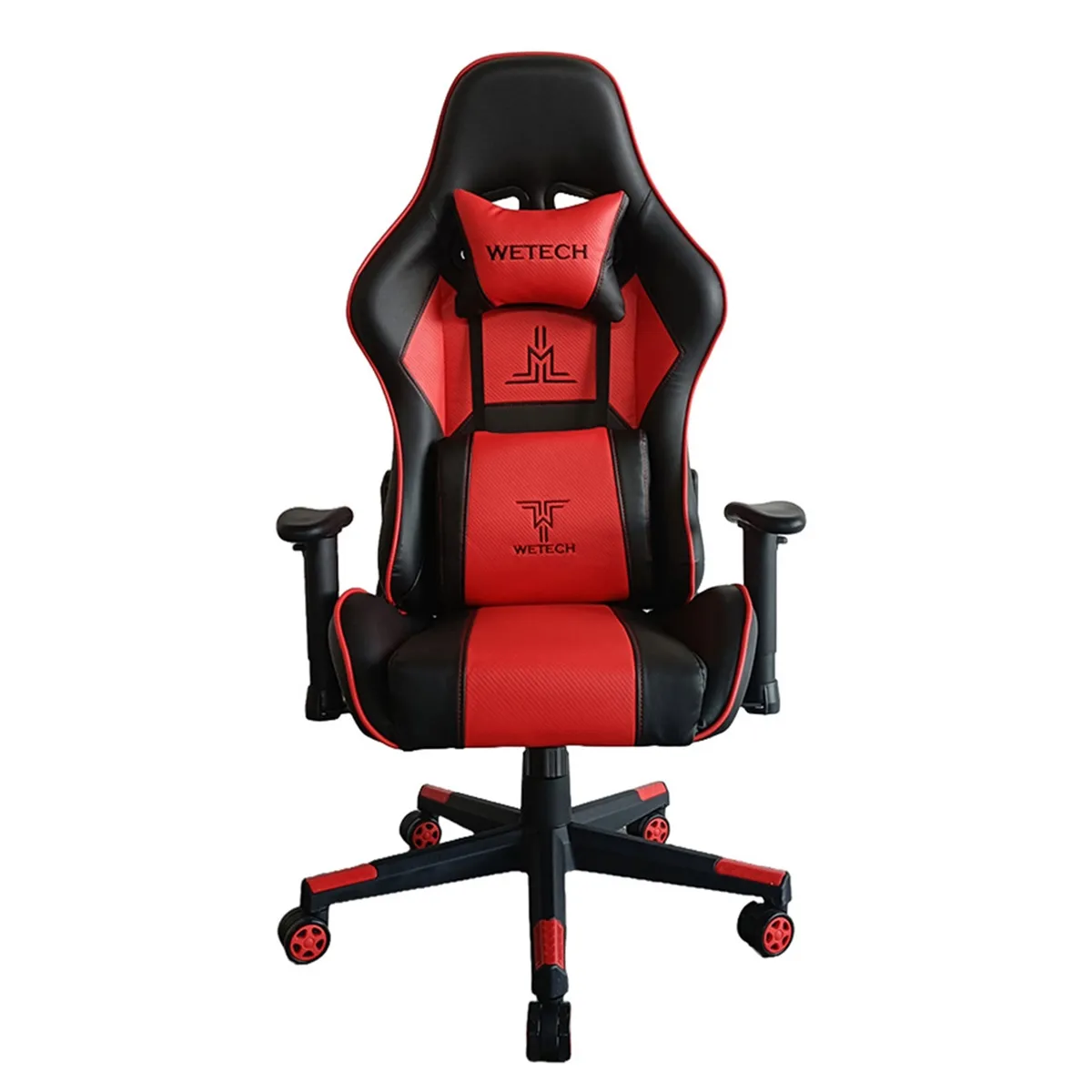 GENERICO - Silla Gamer Wetech Color Rojo y Negro Modelo LS-8088