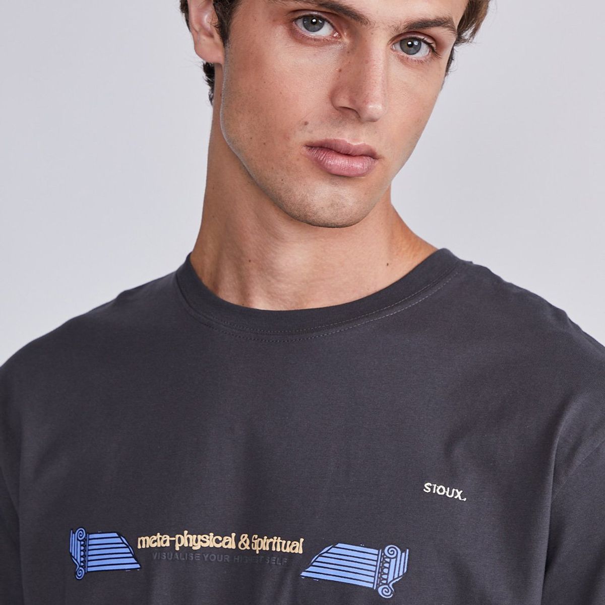 SIOUX - Polera Hombre Acero Escarabajo Meta Sioux