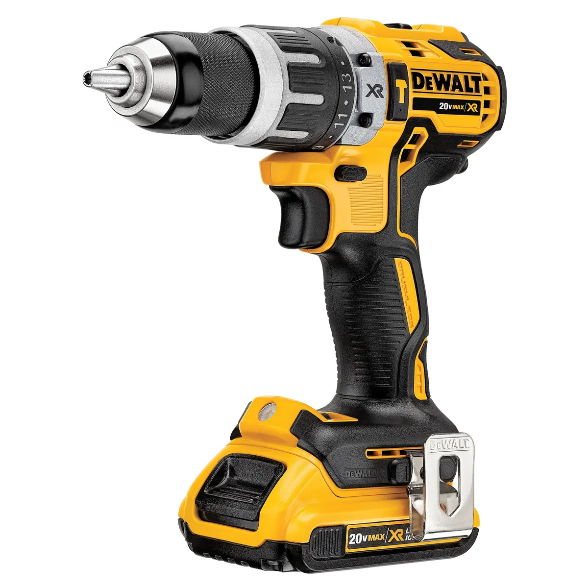 DEWALT - Kit Taladro Percutor 20V Brushless + accesorios DEWALT DCD796D2-B2