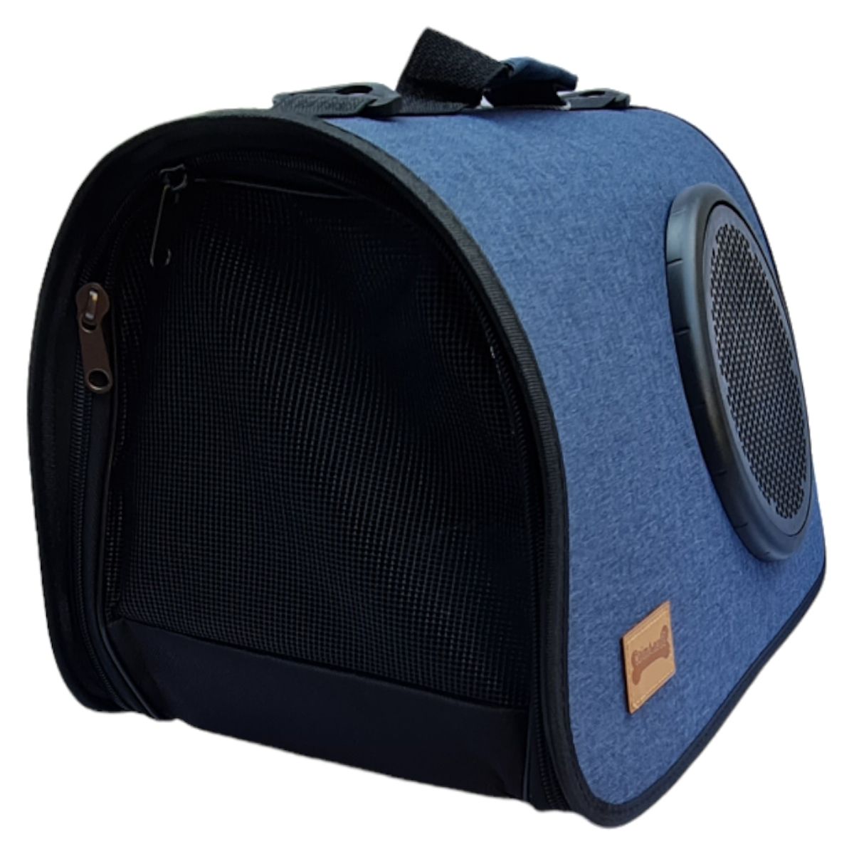 GENERICO - Transportador Cúpula para mascotas Azul