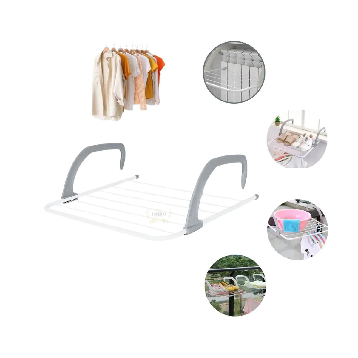 GENERICO - Colgador Tendedero De Ropa Plegable Portatil