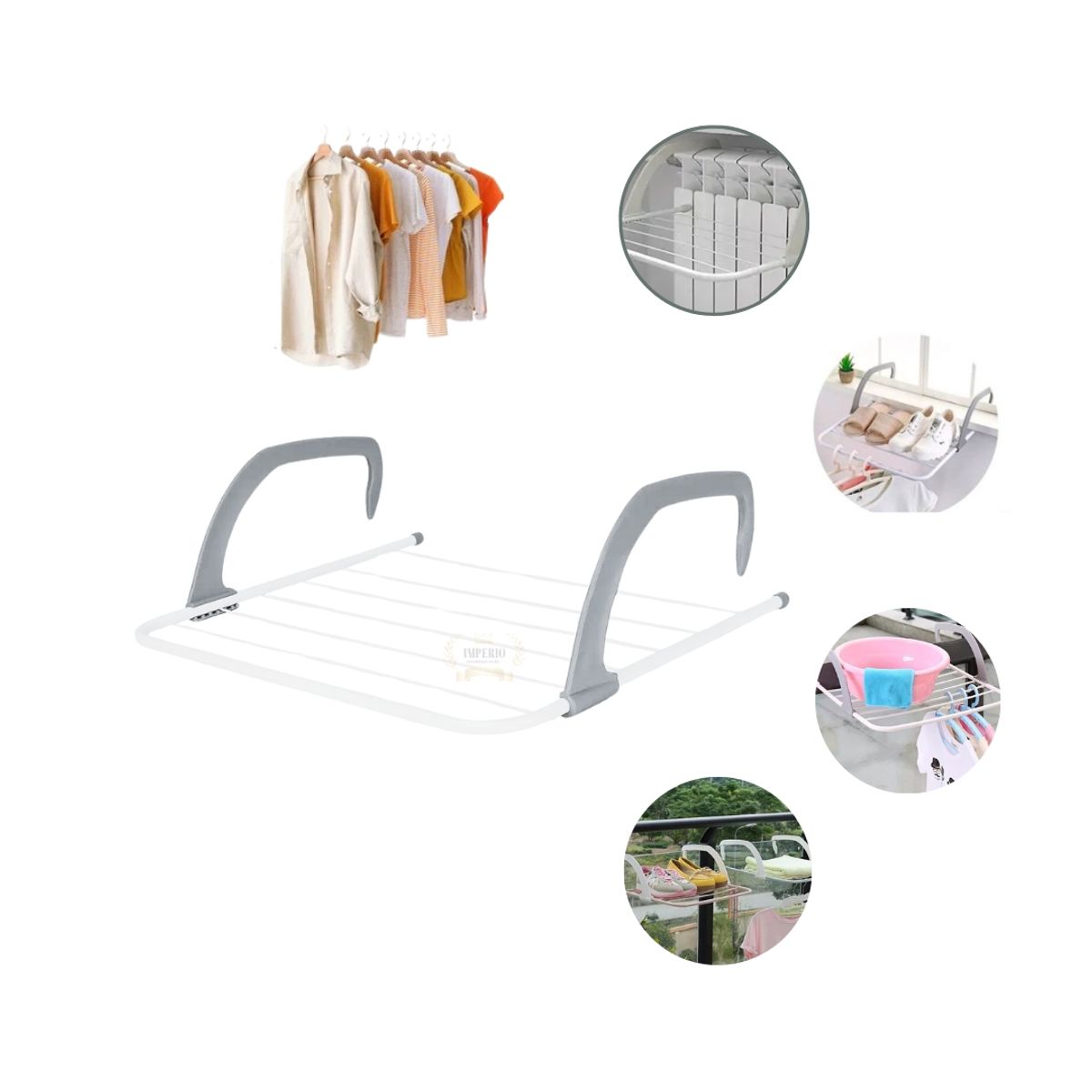 GENERICO - Colgador Tendedero De Ropa Plegable Portatil