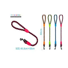 GENERICO - Correa Redonda Para Perro Rosa 60x1cm