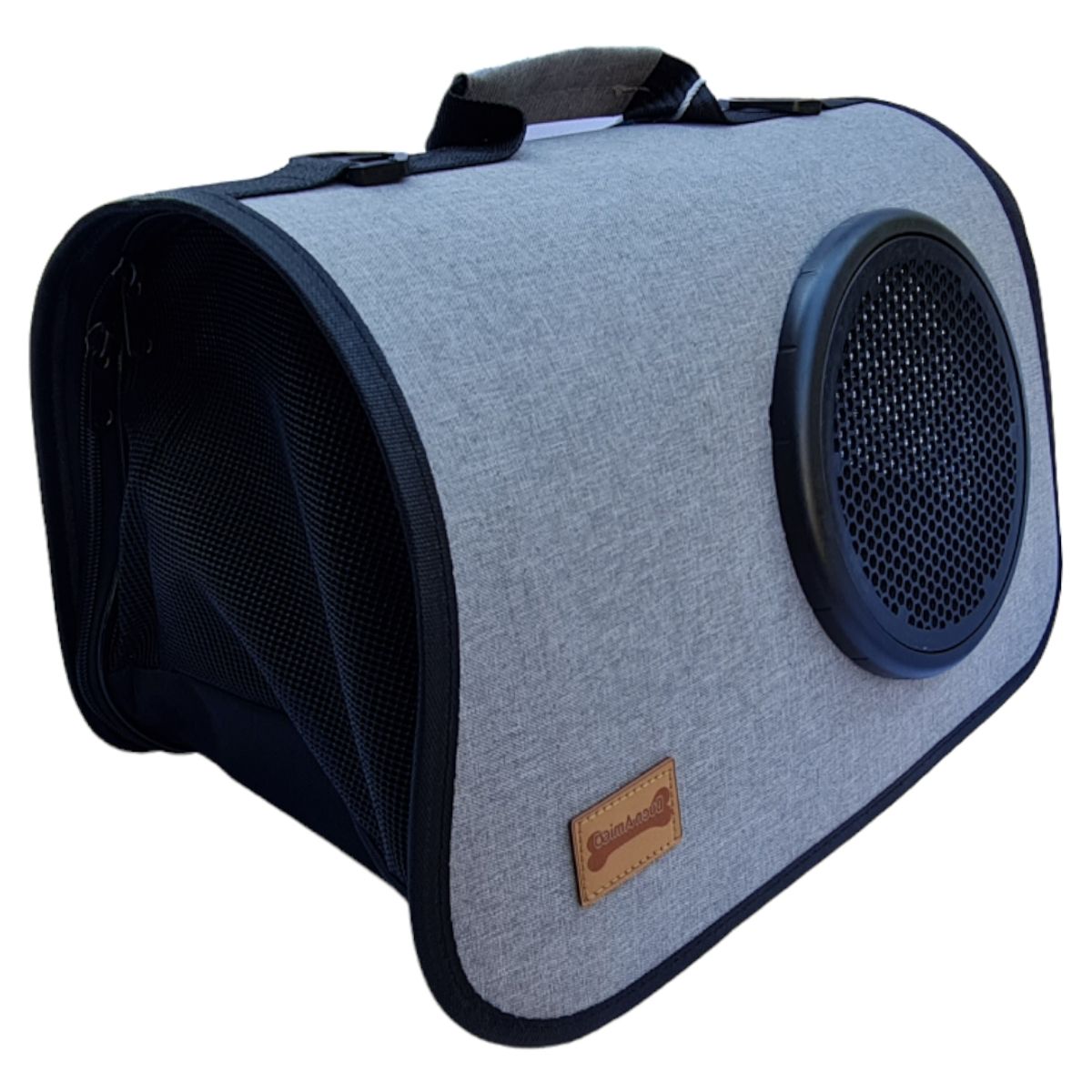 GENERICO - Transportador Cúpula para mascotas Burdeo