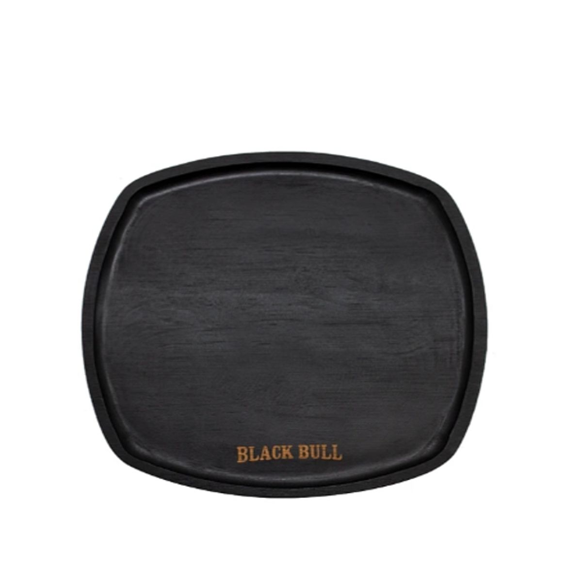 GENERICO - Plato Madera Black Bull 25x25cm