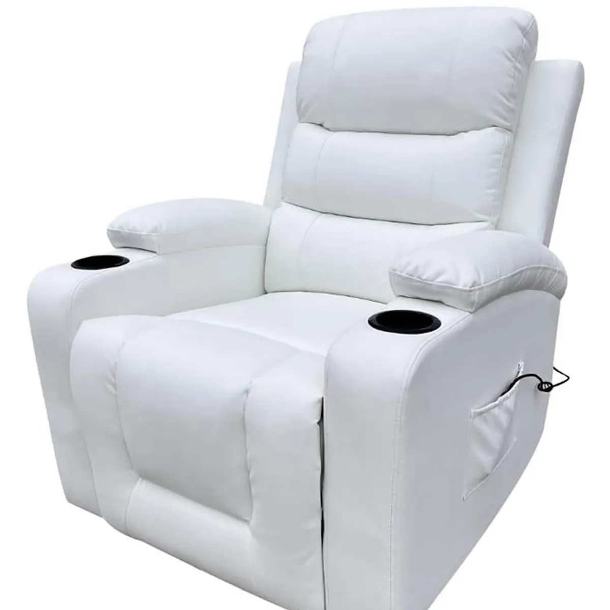 ECOMUSO - BERGERE BIG BOSS MASAJE Y ELEVACION RECLINABLE ELECTRICO ECOMUSO