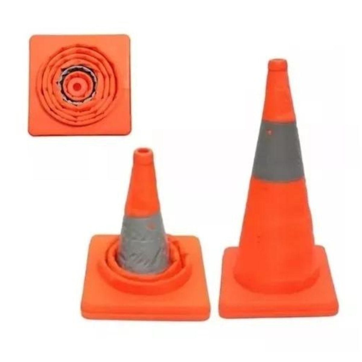 GENERICO - Cono De Emergencia Retractil Reflectante 40cm