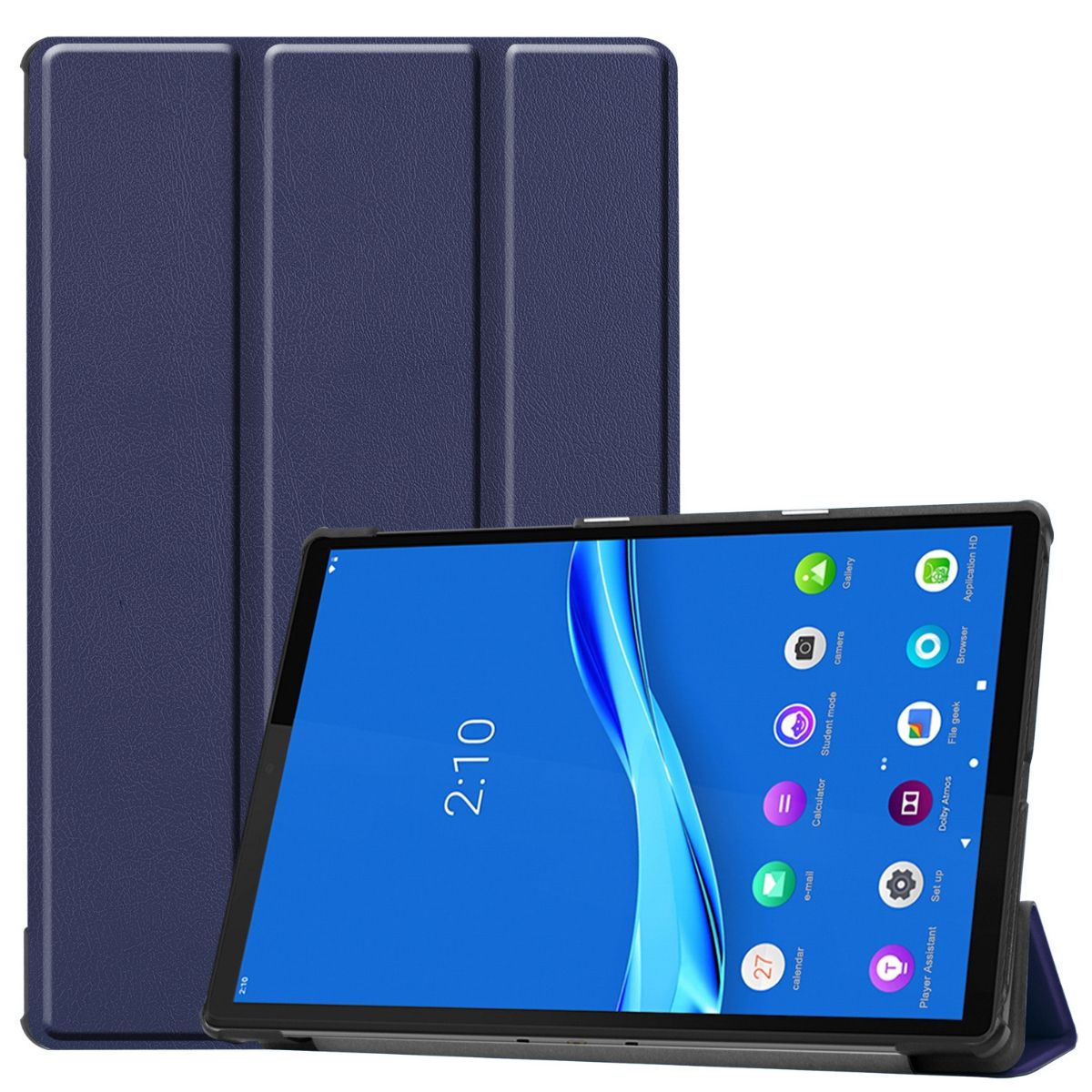 GENERICO - Funda Carcasa Para Lenovo M10 Plus FHD 2da Gen 10,3 TB-X606 Azul