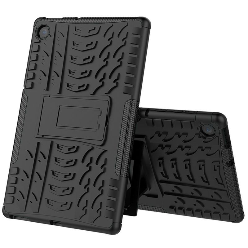 GENERICO - Carcasa Antigolpe Para Lenovo M10 Plus FHD 2da Gen 10,3 TB-X606 Negro