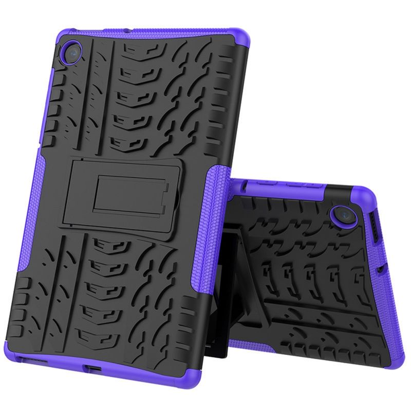 GENERICO - Carcasa Antigolpe Para Lenovo M10 Plus FHD 2da Gen 10,3 TB-X606 Morado