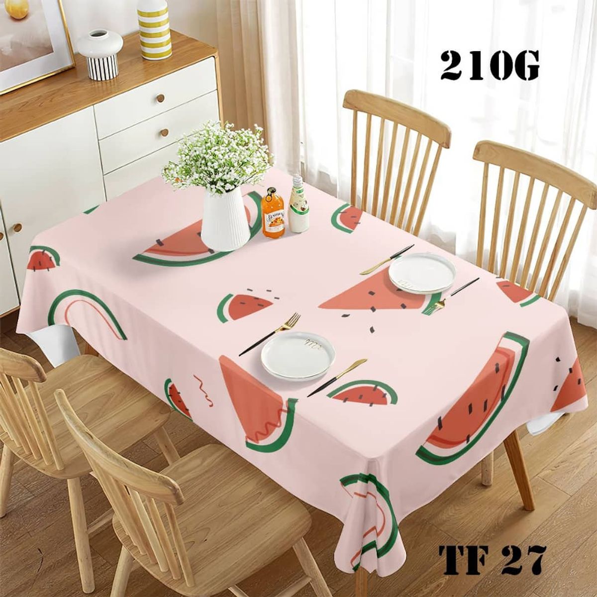 GENERICO - MANTEL IMPERMEABLE  ANTIMANCHAS GRUESO 230X140CM  TF