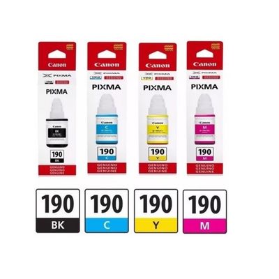 Imagen 2 del producto Tinta Original Pack Gi-190 Bk C Y M G2100 G3110 G4100