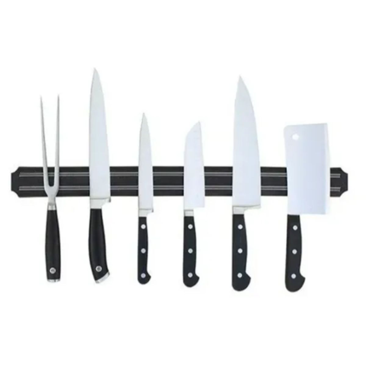 GENERICO - Barra Magnética Imantada para Cuchillos y Herramientas 33 cm