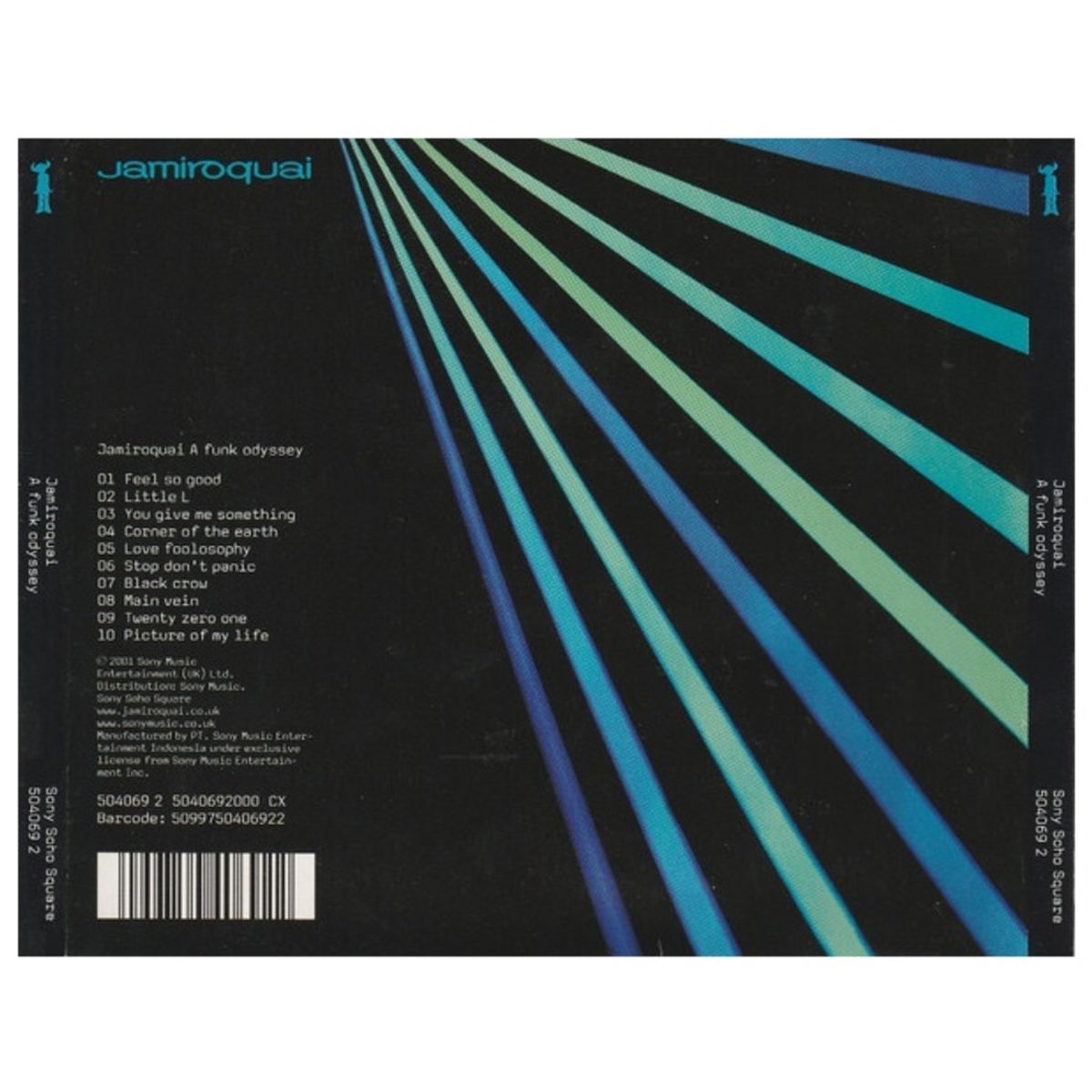 HITWAY MUSIC - JAMIROQUAI - A FUNK ODYSSEY - CD HITWAY MUSIC