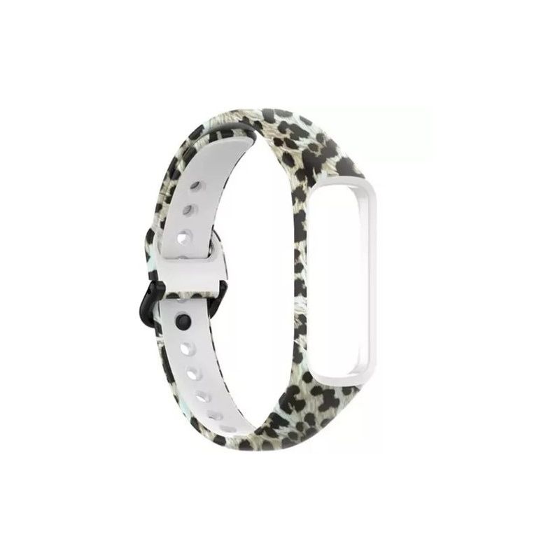 GENERICO - Correa Compatible Samsung Galaxy Fit 2 R220 Diseño 20mm Leop