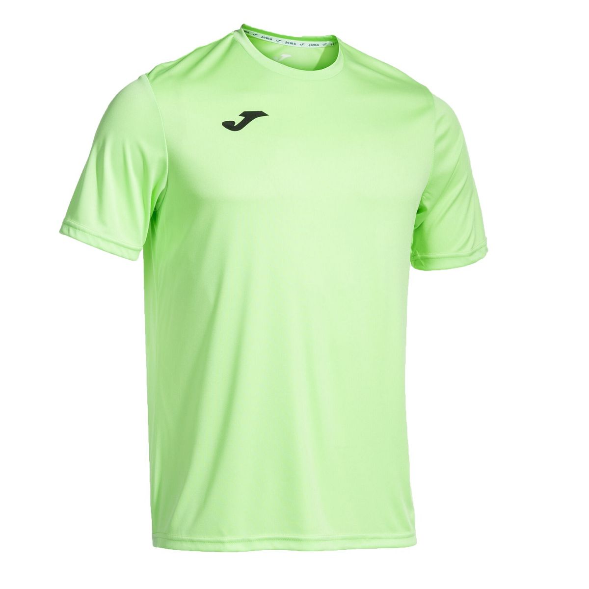 JOMA - Polera Deportiva Hombre Combi Verde Limón Joma
