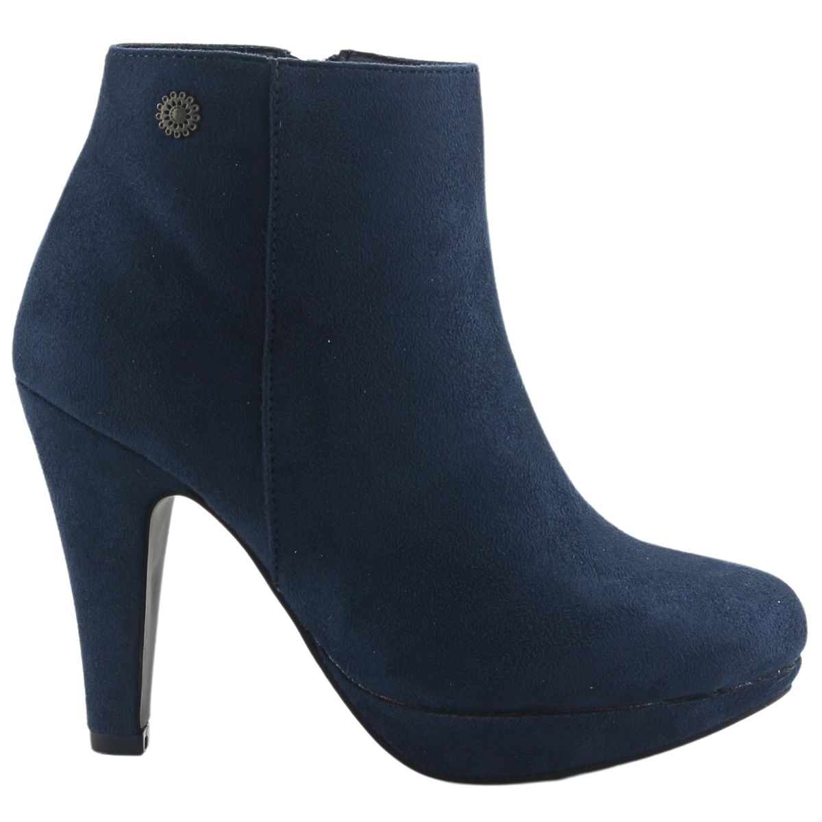 CHALADA - Botin Mujer Azul Marino Casual Chalada Plataform-2
