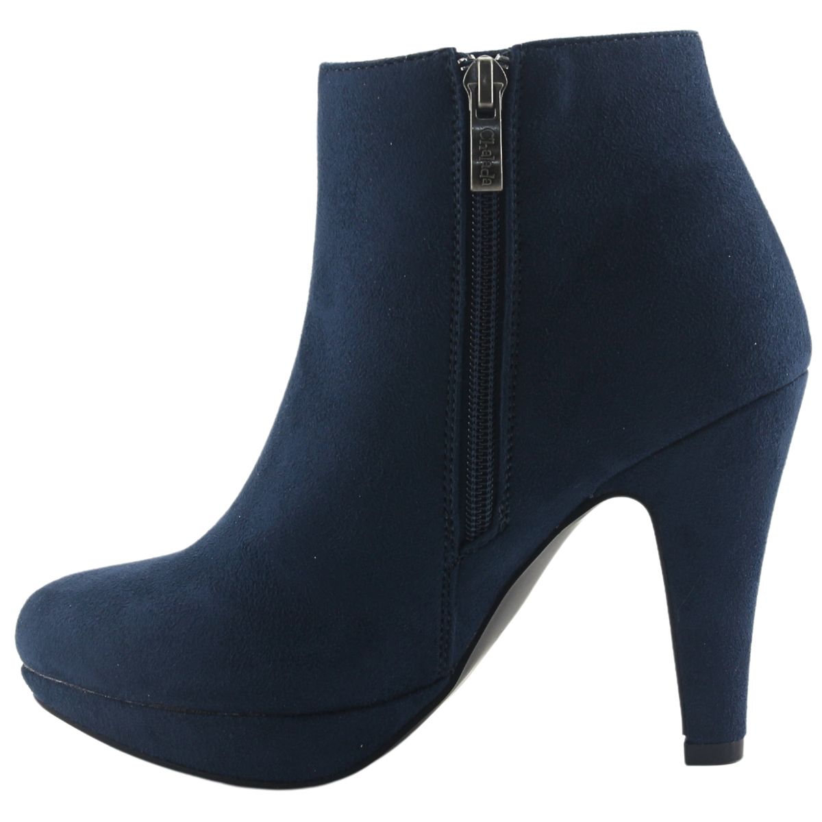 CHALADA - Botin Mujer Azul Marino Casual Chalada Plataform-2