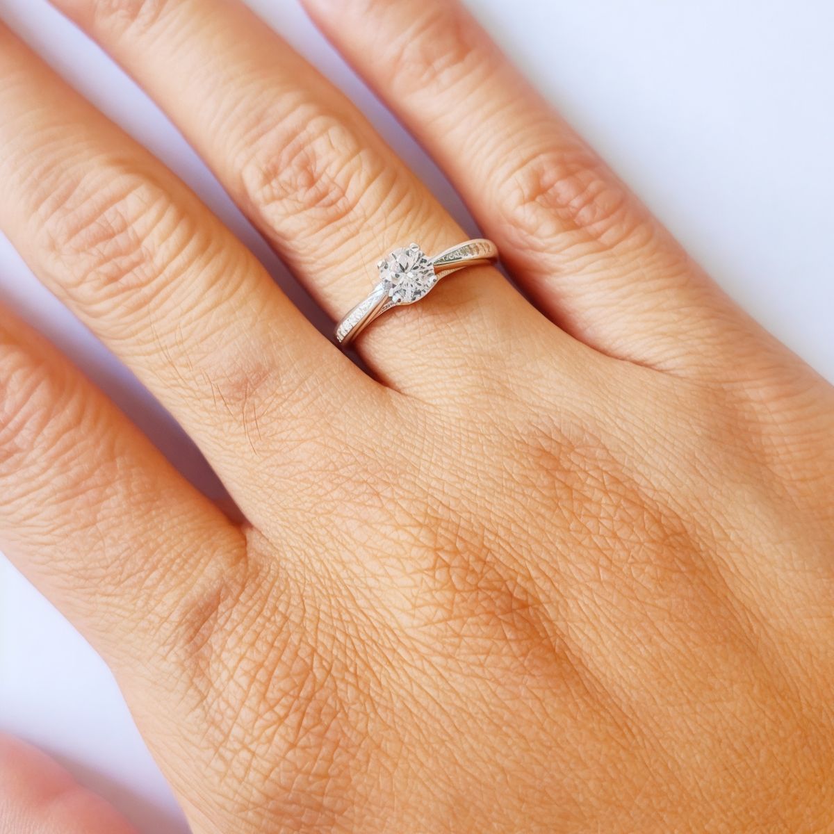 COGGIOLA - Anillo Solitario Tali Plata Fina 925