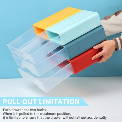 Imagen 2 del producto PACK 4 ORGANIZADOR MUEBLES ESCRITORIO APILABLES GRANDES