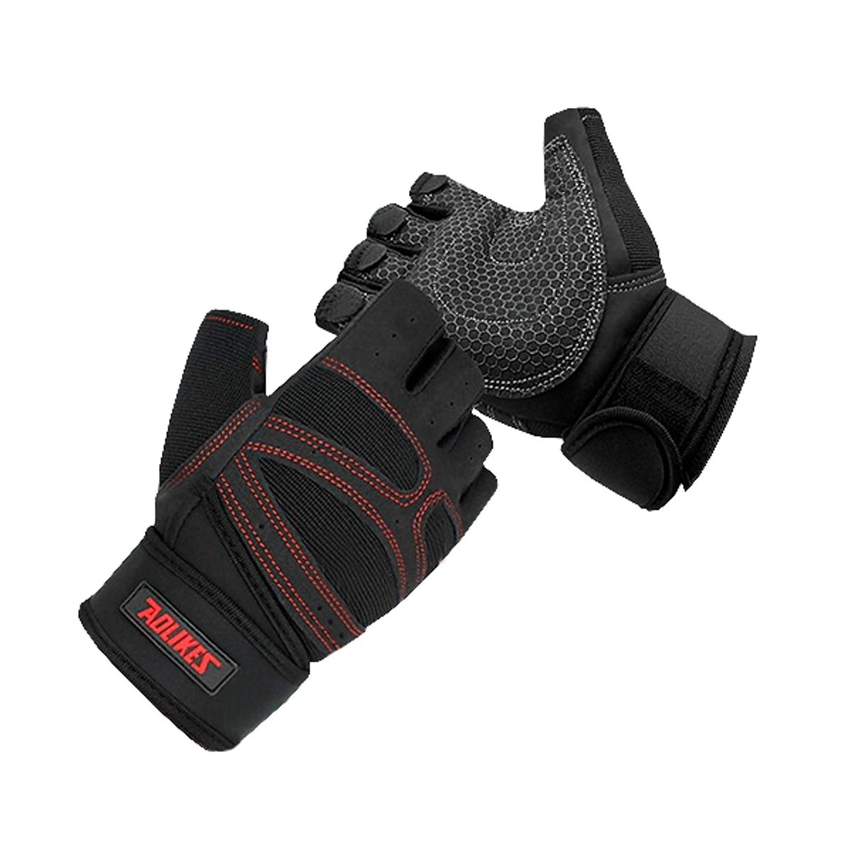 GENERICO - Guantes Pesas Aolikes Dedos Abiertos Antideslizantes A-109