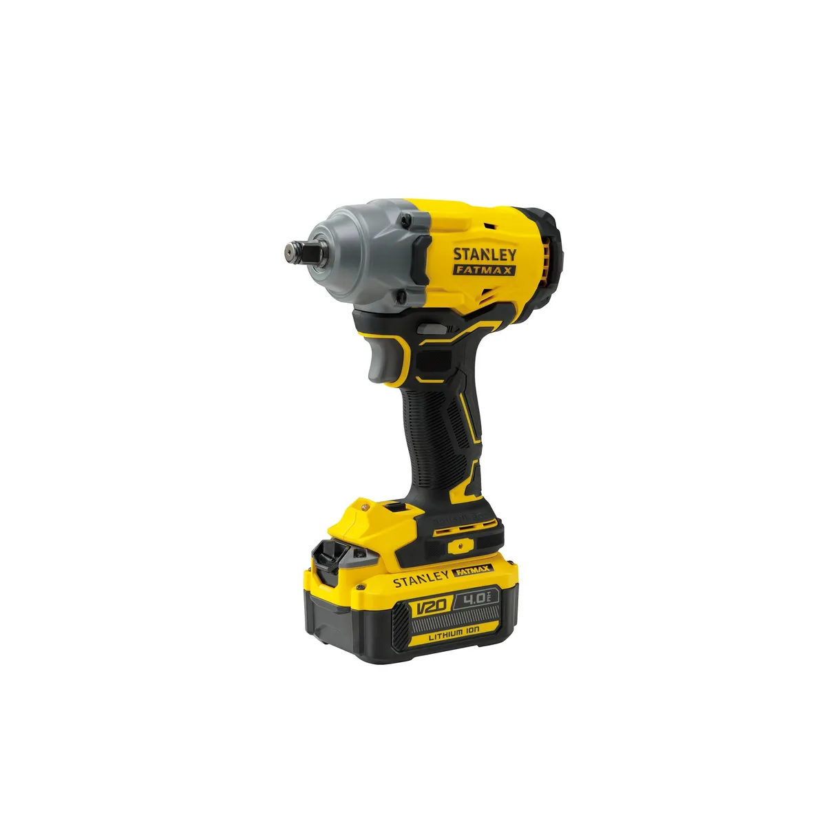 STANLEY - Kit Llave de impacto 1/2" (13mm) 20V + 2 baterías STANLEY