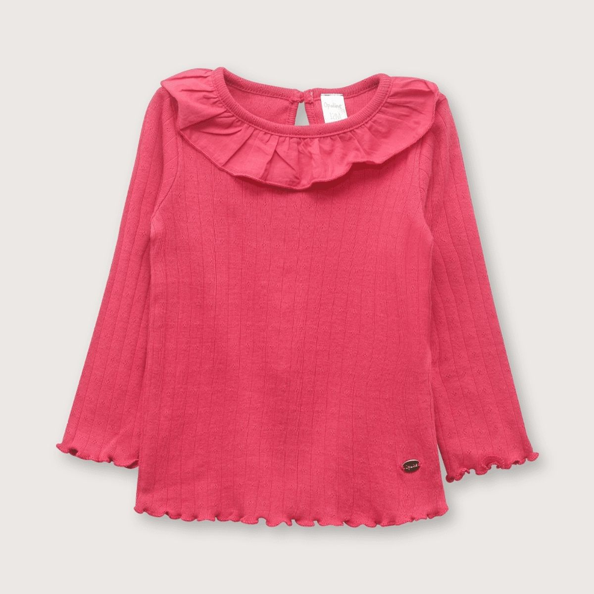 OPALINE - Polera Niña Rosa Oscuro 38535 Opaline