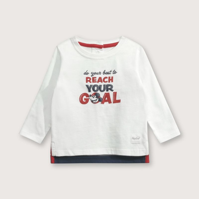 OPALINE - Polera Niño Blanco 38542 Opaline