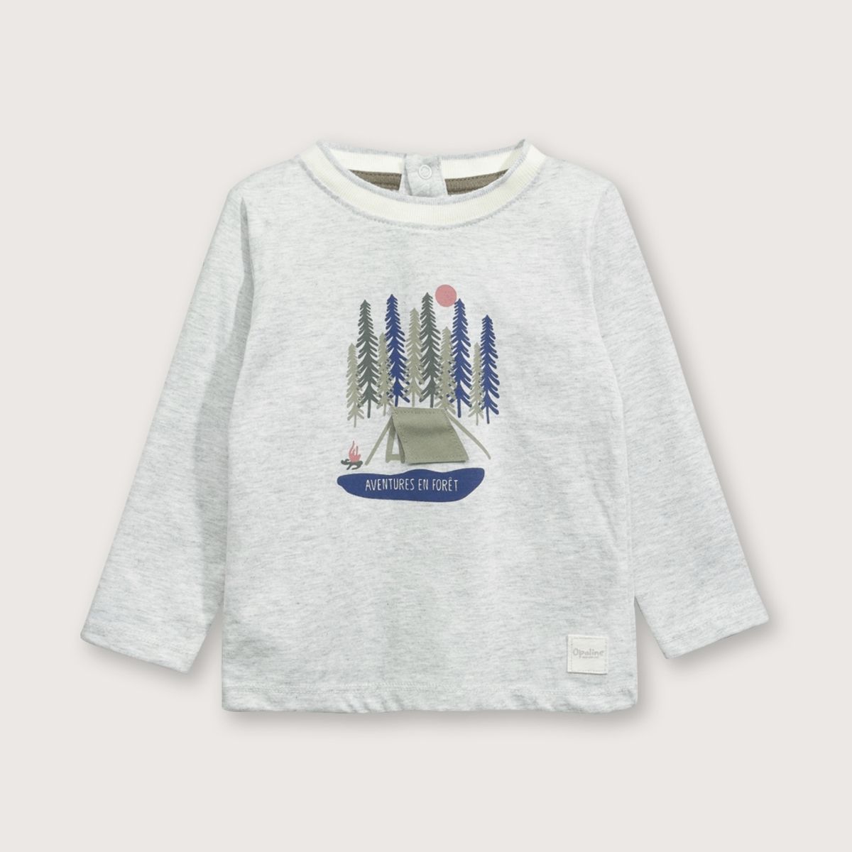 OPALINE - Polera Niño Gris 38544 Opaline