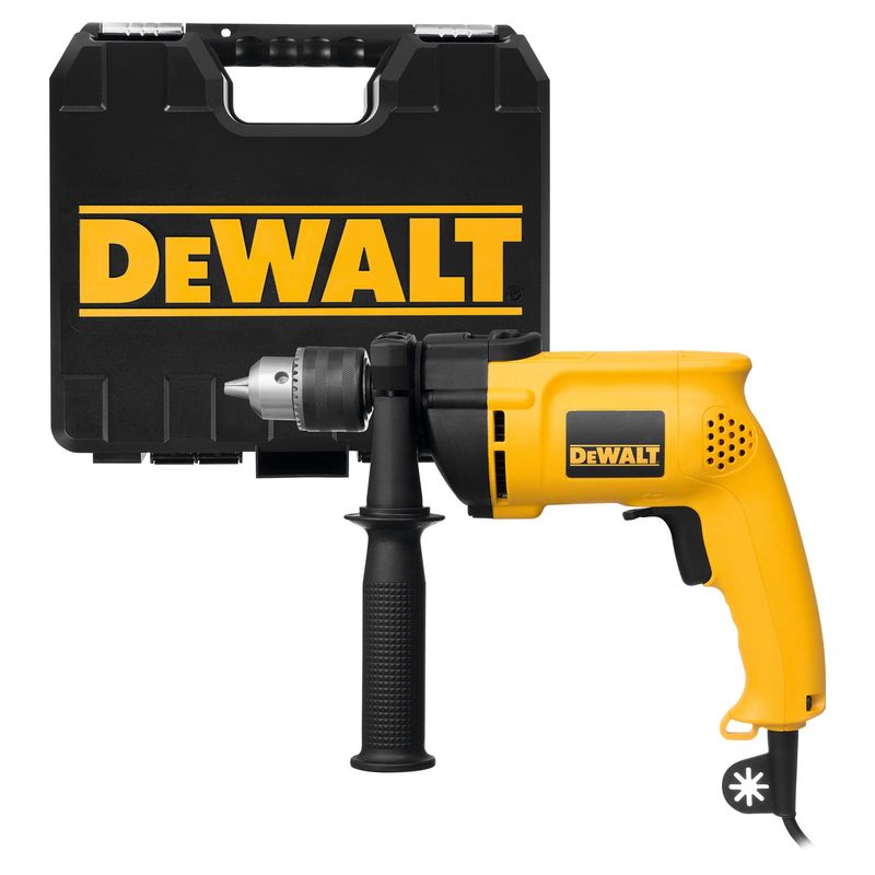 DEWALT - Kit Taladro Percutor 1/2" 800W DEWALT DW508SK-B2C