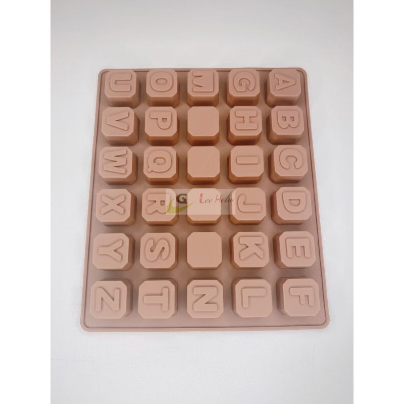 GENERICO - Molde Silicona Para Chocolate Abecedario