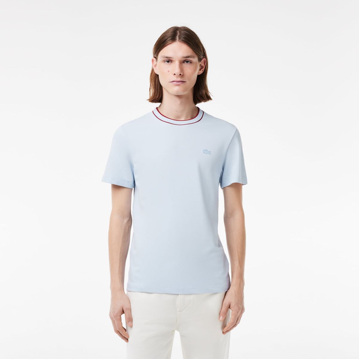 LACOSTE - Polera Lacoste TH8174 Hombre Celeste LACOSTE