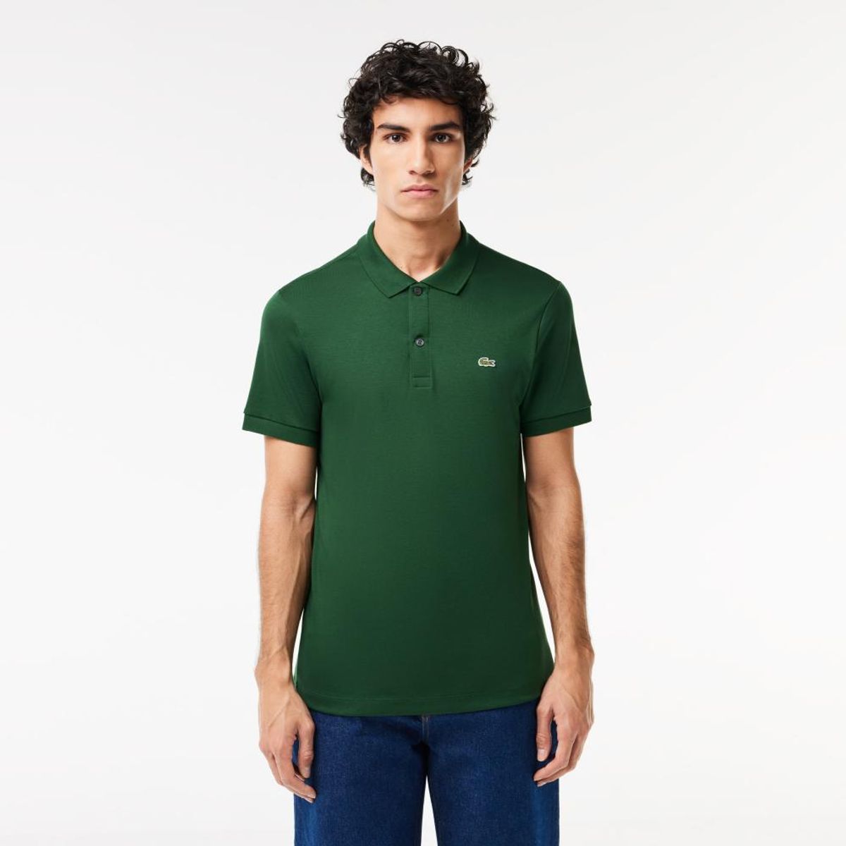 LACOSTE - Polera Polo Algodón Hombre Lacoste DH2050 Verde