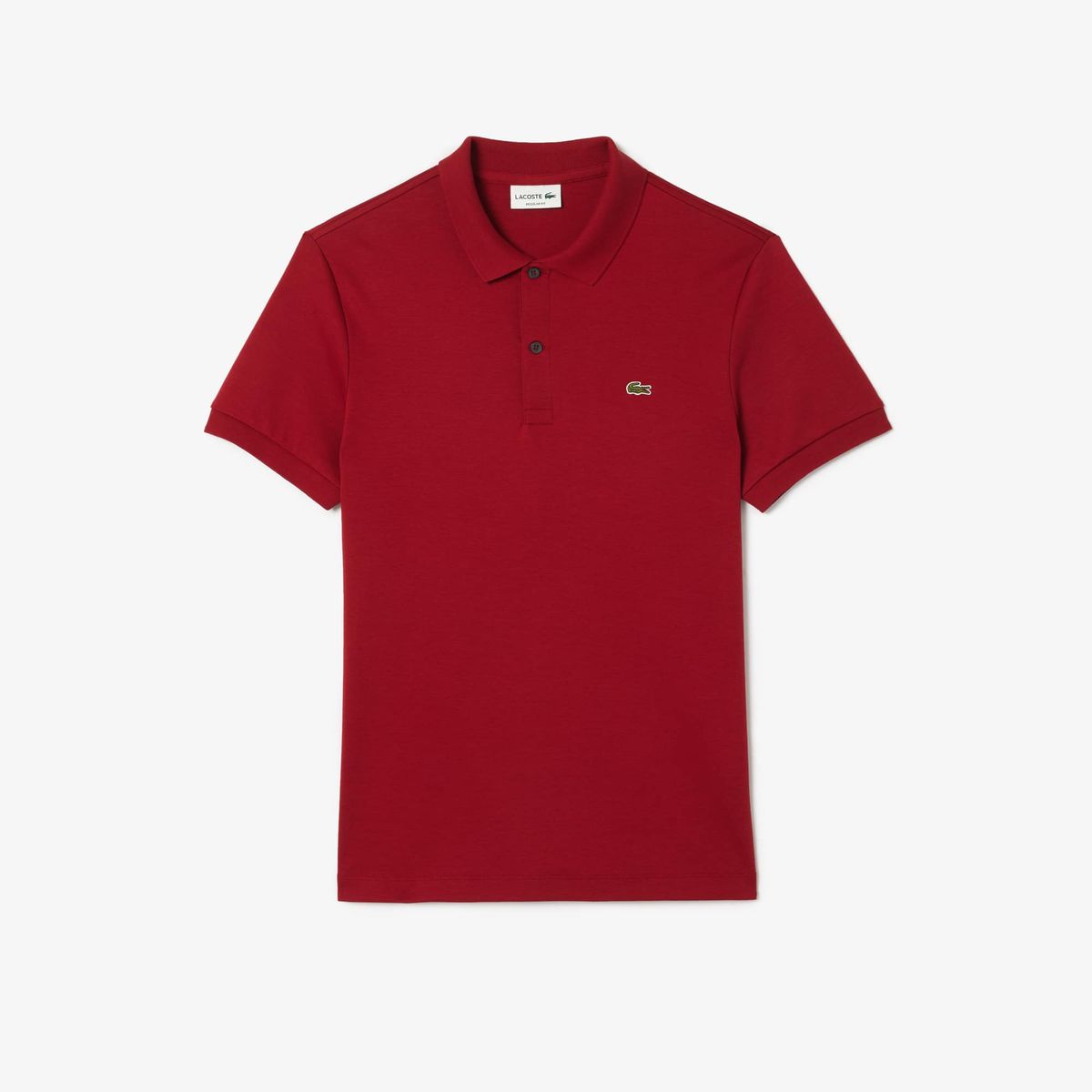 LACOSTE - Polera Polo Algodón Hombre Lacoste DH2050 Burdeo