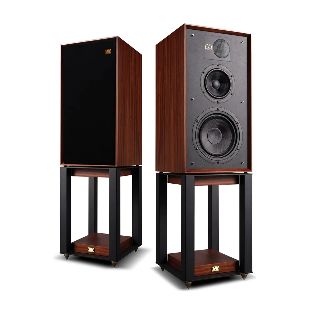 WHARFEDALE - Parlante Bookshelf Con Pedestal Wharfedale Linton Stand