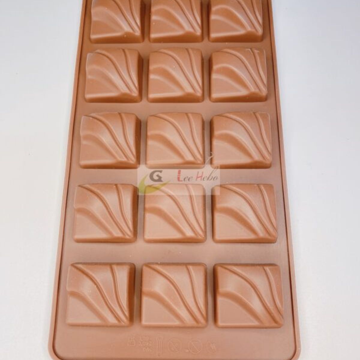 GENERICO - Molde Silicona Para Chocolate Cuadritos Chocolate