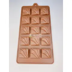GENERICO - Molde Silicona Para Chocolate Cuadritos Chocolate