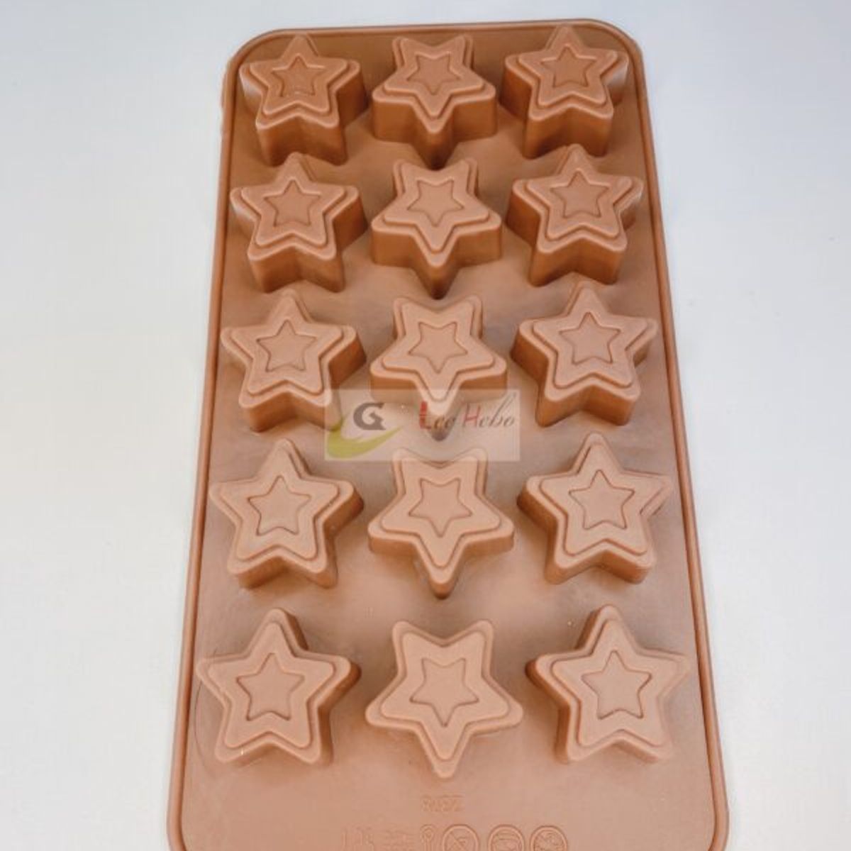 GENERICO - Molde Silicona Para Chocolate Mini Estrellas