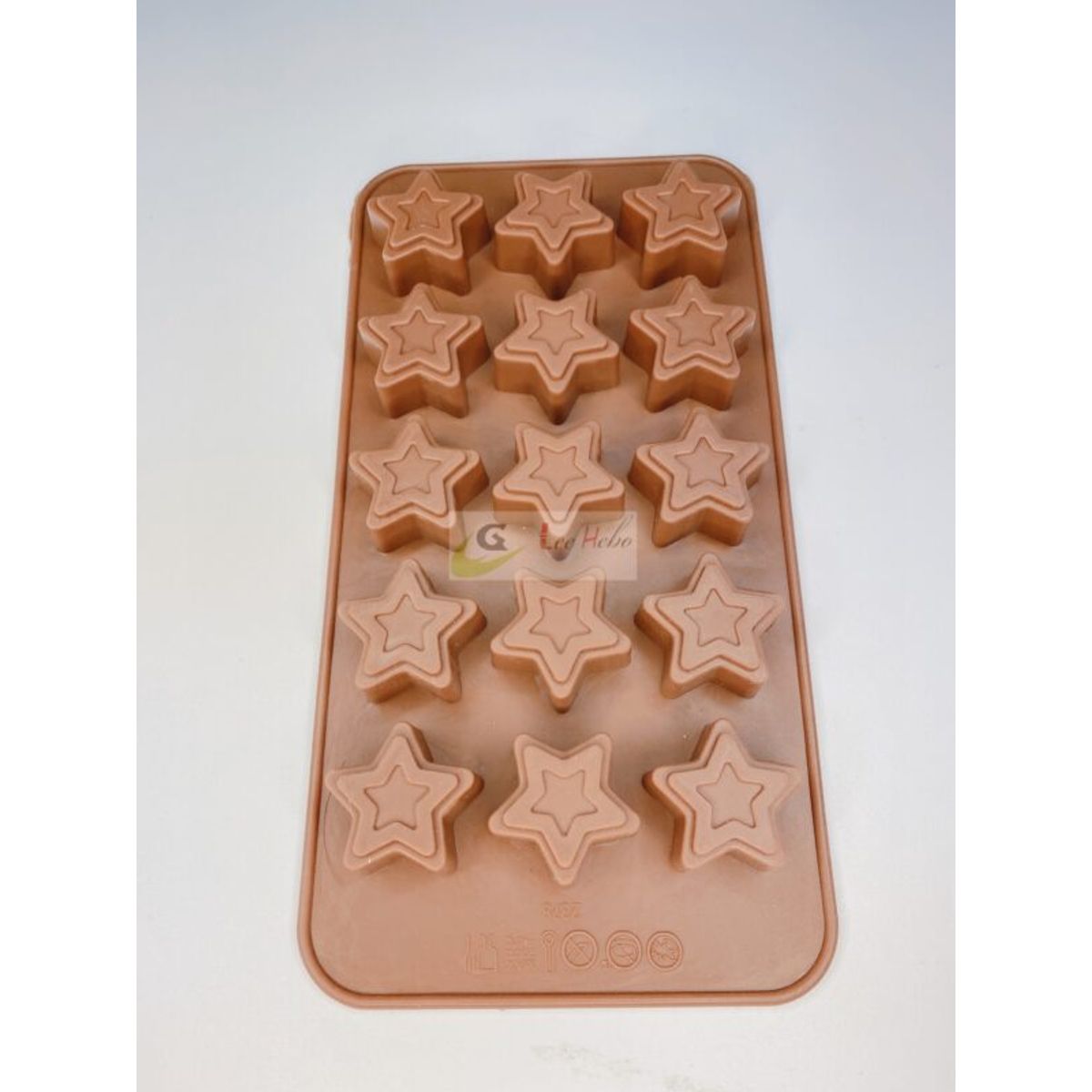 GENERICO - Molde Silicona Para Chocolate Mini Estrellas