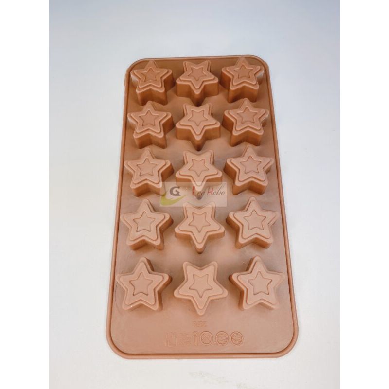 GENERICO - Molde Silicona Para Chocolate Mini Estrellas