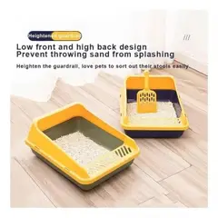 GENERICO - Arenero Para Gato Caja De Arena Higiene Gatos Para Gatos