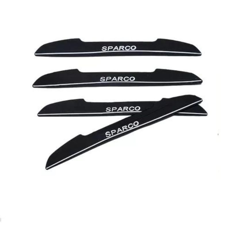 GENERICO - X4 Tope Puerta Tira Goma Anticolision Retrovisor  SPARCO NG