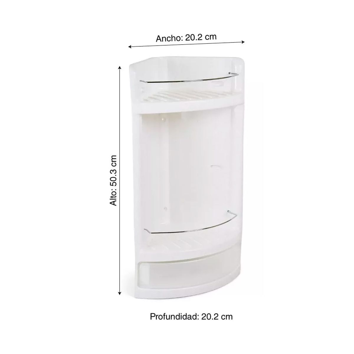 GENERICO - Esquinero Organizador De Ducha Baño