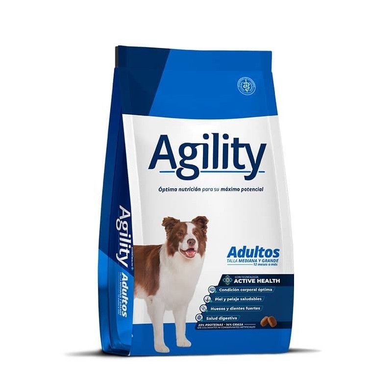 GENERICO - ALIMENTO DE PERRO ADULTO AGILITY RAZA MED-GRAN 20 KG