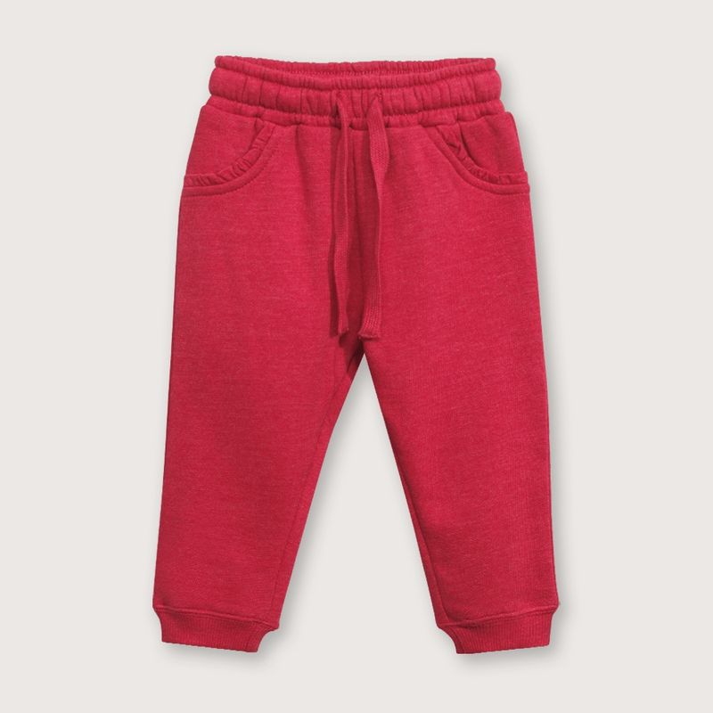 OPALINE - Pantalon Buzo Niña Rosa Oscuro 38387 Opaline