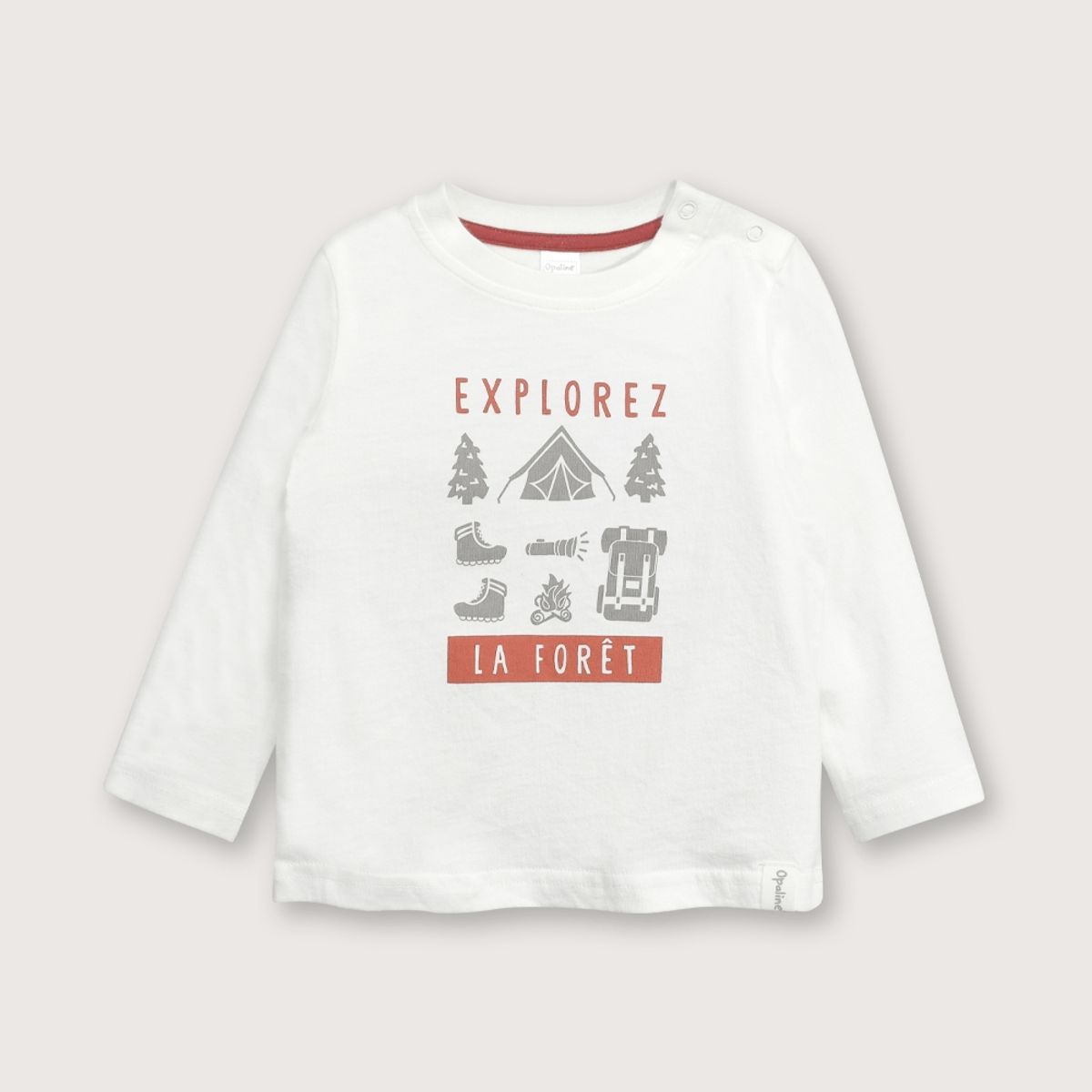 OPALINE - Polera Niño Blanco 38396 Opaline