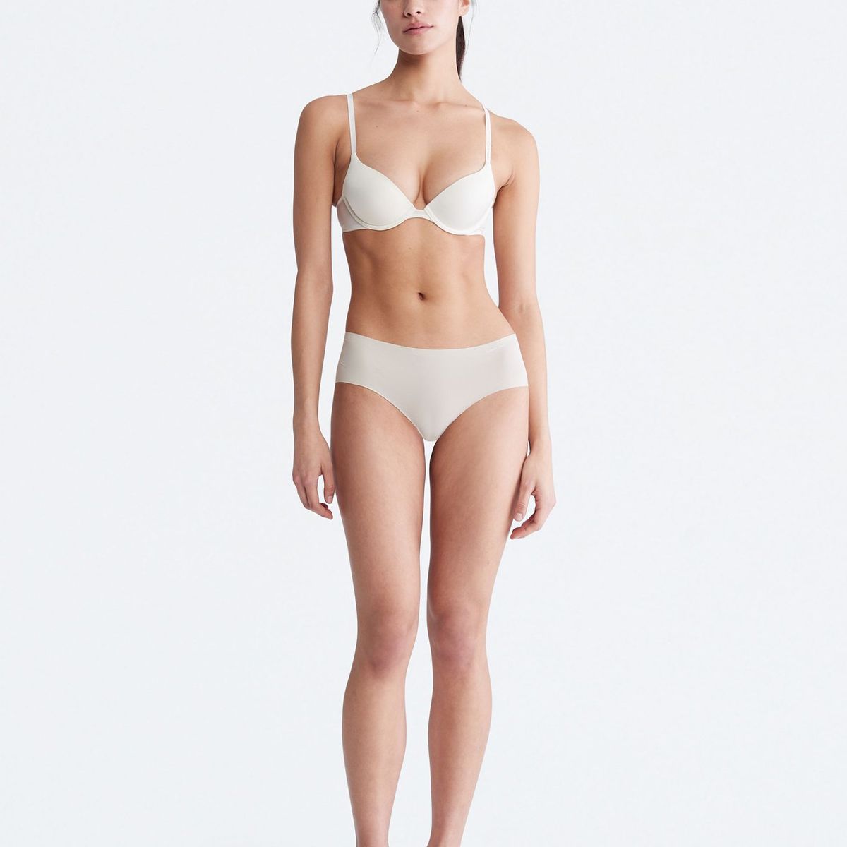 CALVIN KLEIN - Calzón Hipster Invisible Beige Calvin Klein