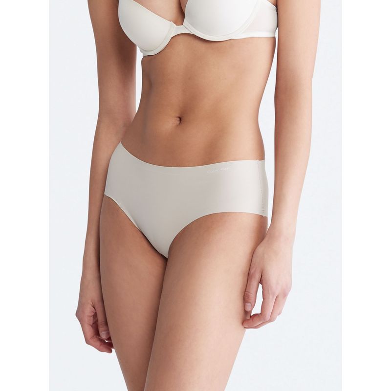 CALVIN KLEIN - Calzón Hipster Invisible Beige Calvin Klein