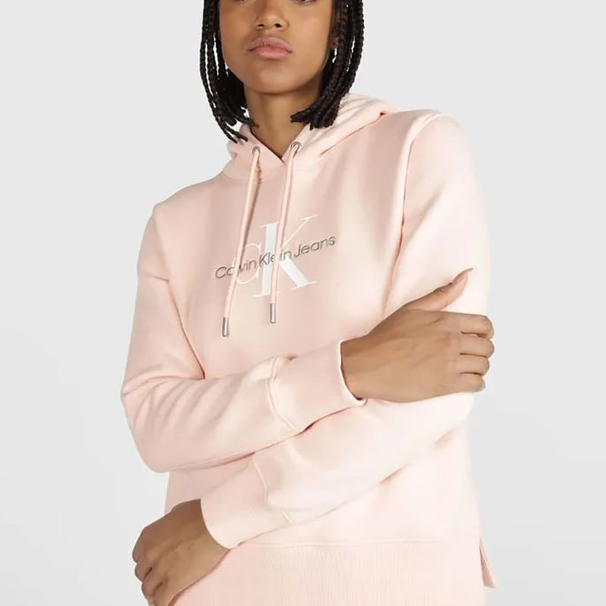 CALVIN KLEIN - Polerón con Gorro Archival  Rosado Calvin Klein